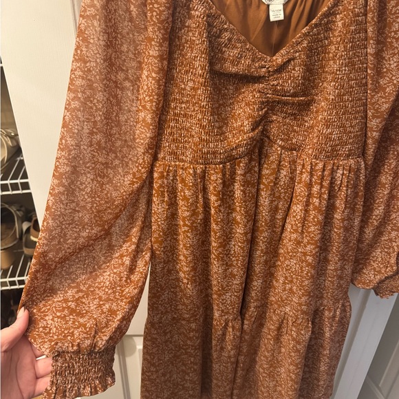 Cato Rust Textured Blouse - Picture 2 of 4